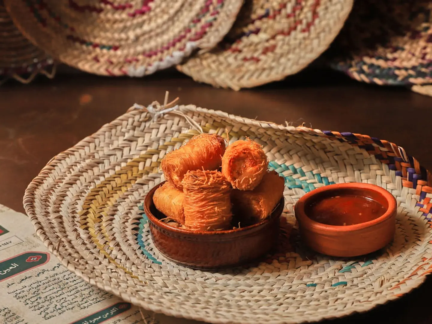 حلومي مغلف بالكنافة