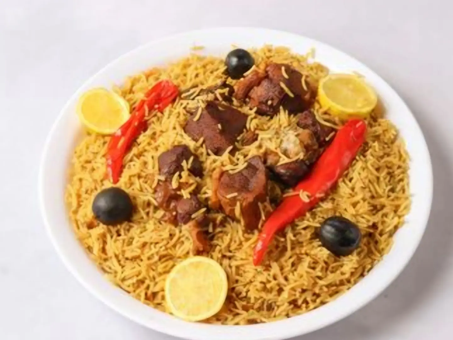 One Portion Of Camel Meat And Abu Al Bint Rice