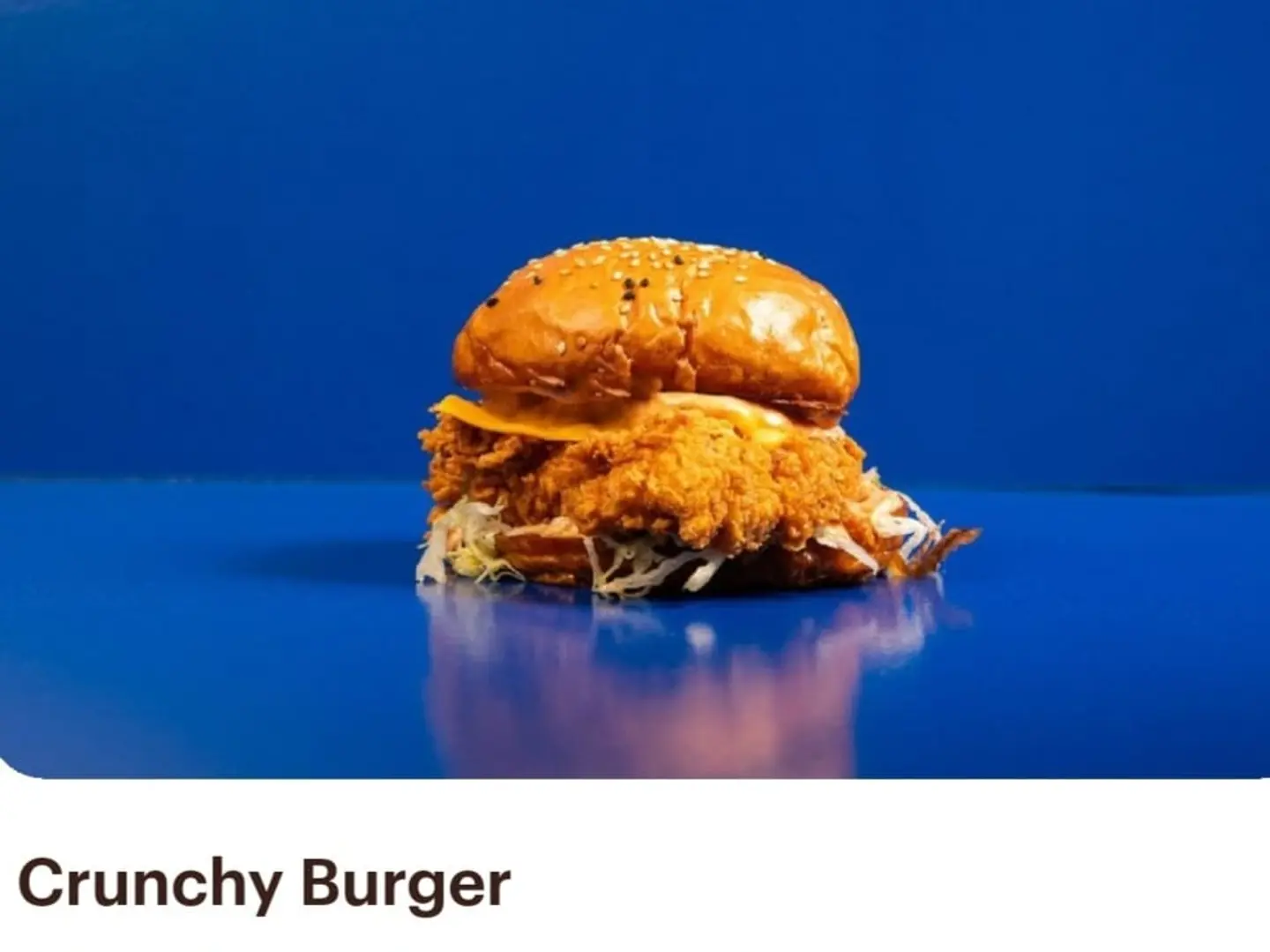 برجر مقرمش بتشيكن سيبيز