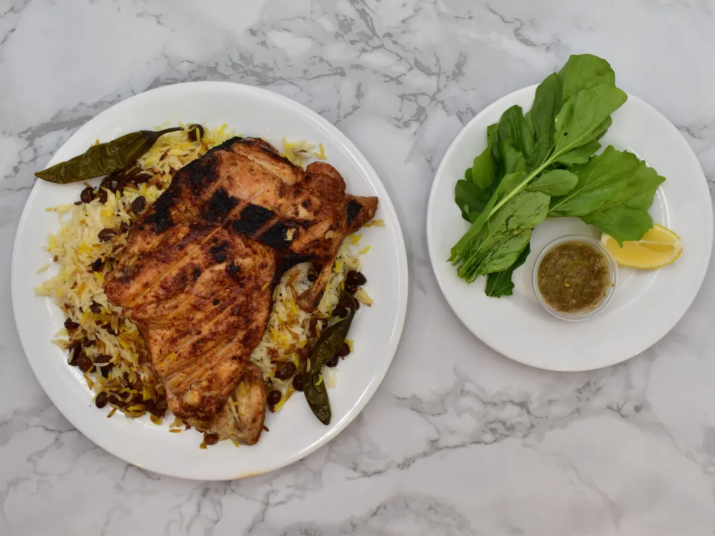 Charcoal Chicken With Rice