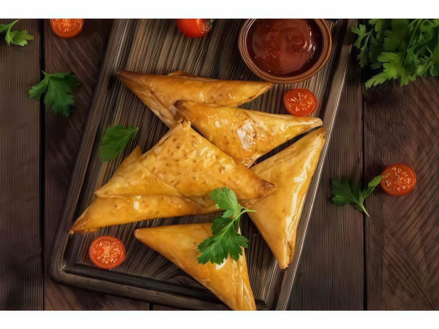 سمبوسة حلومي موزريلا