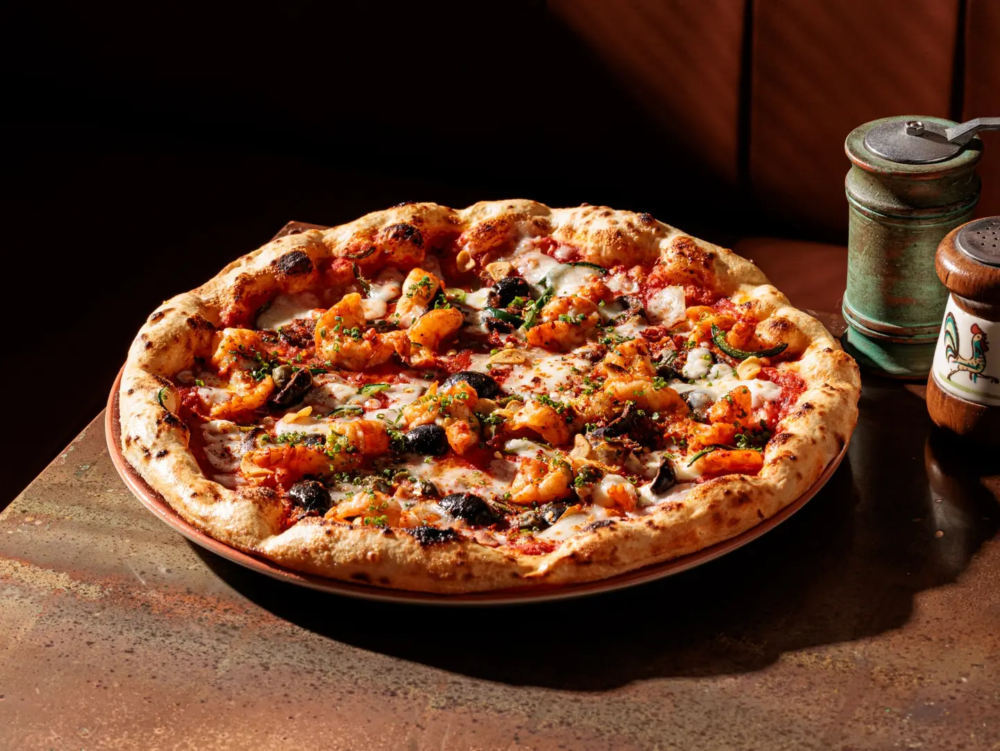Pizza Calabrese Di Gamberi