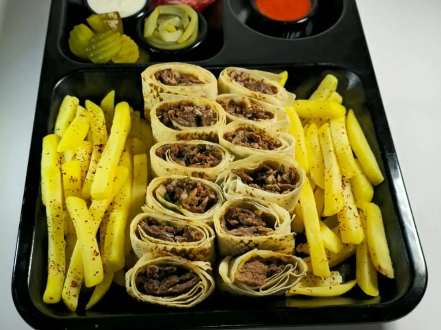 شاورما عربي لحم .. دبل