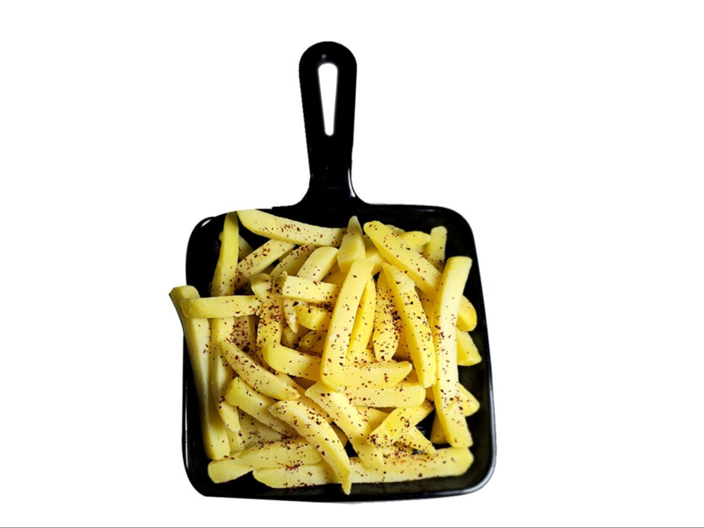 صحن بطاطس وسط