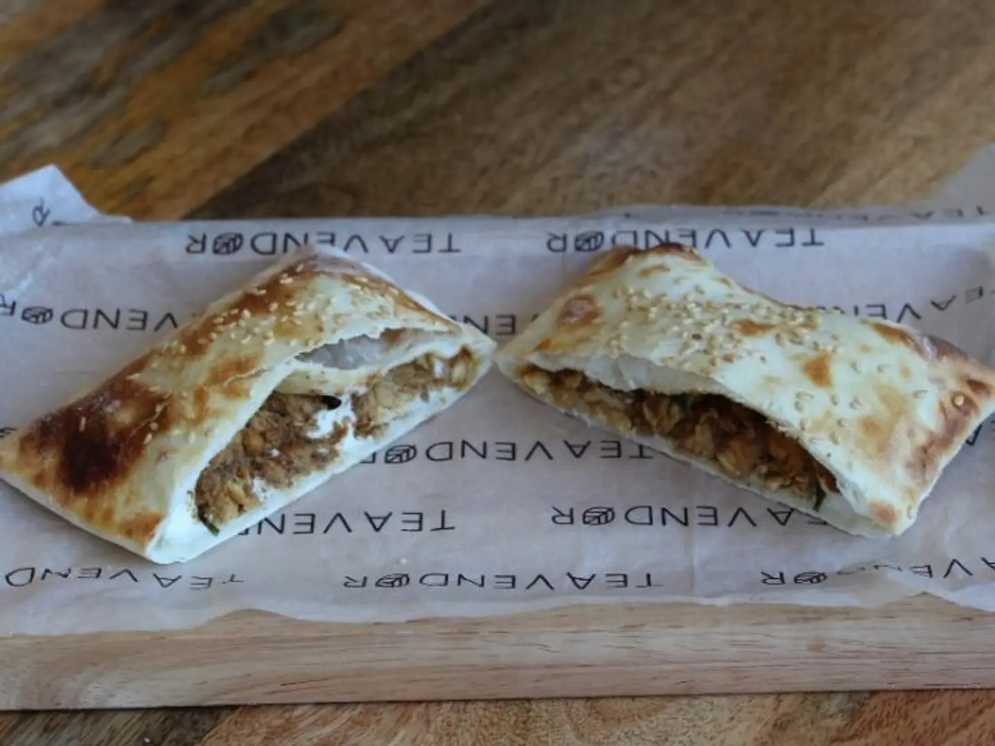 فطيرة دجاج جبن سائل