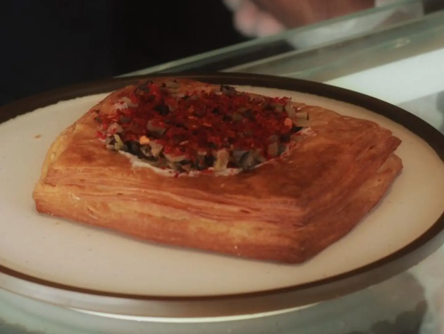 Chesses And Spicy Olives Danish