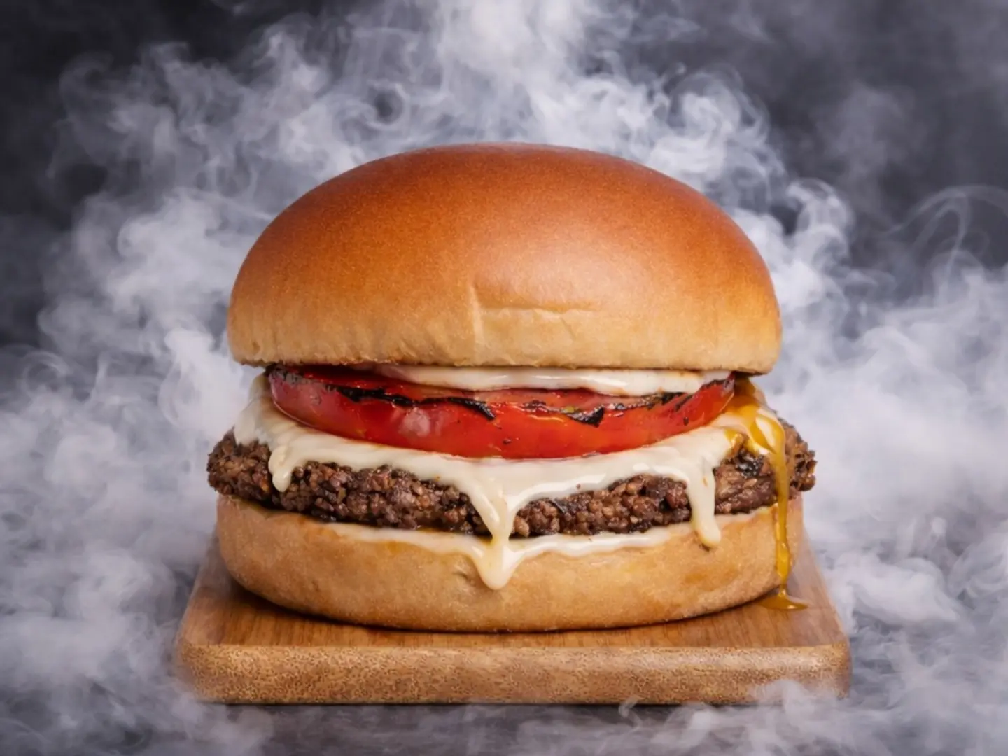 برجر لحم مدخن