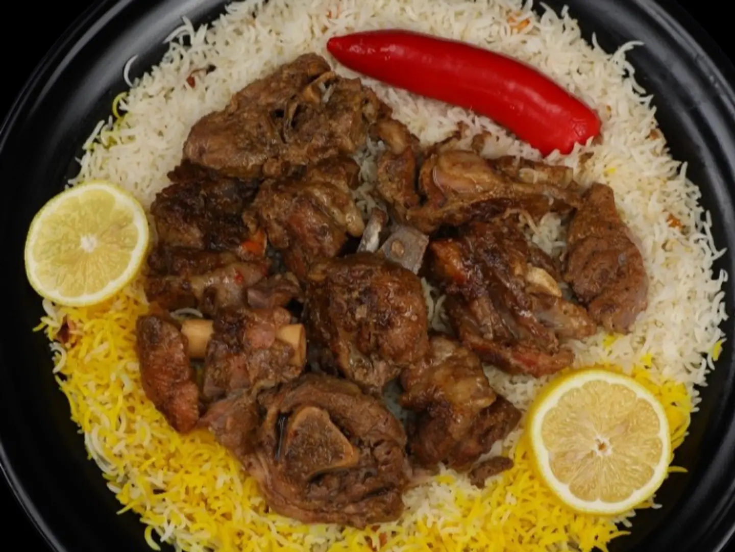 A Serving Of Buried Lamb Meat