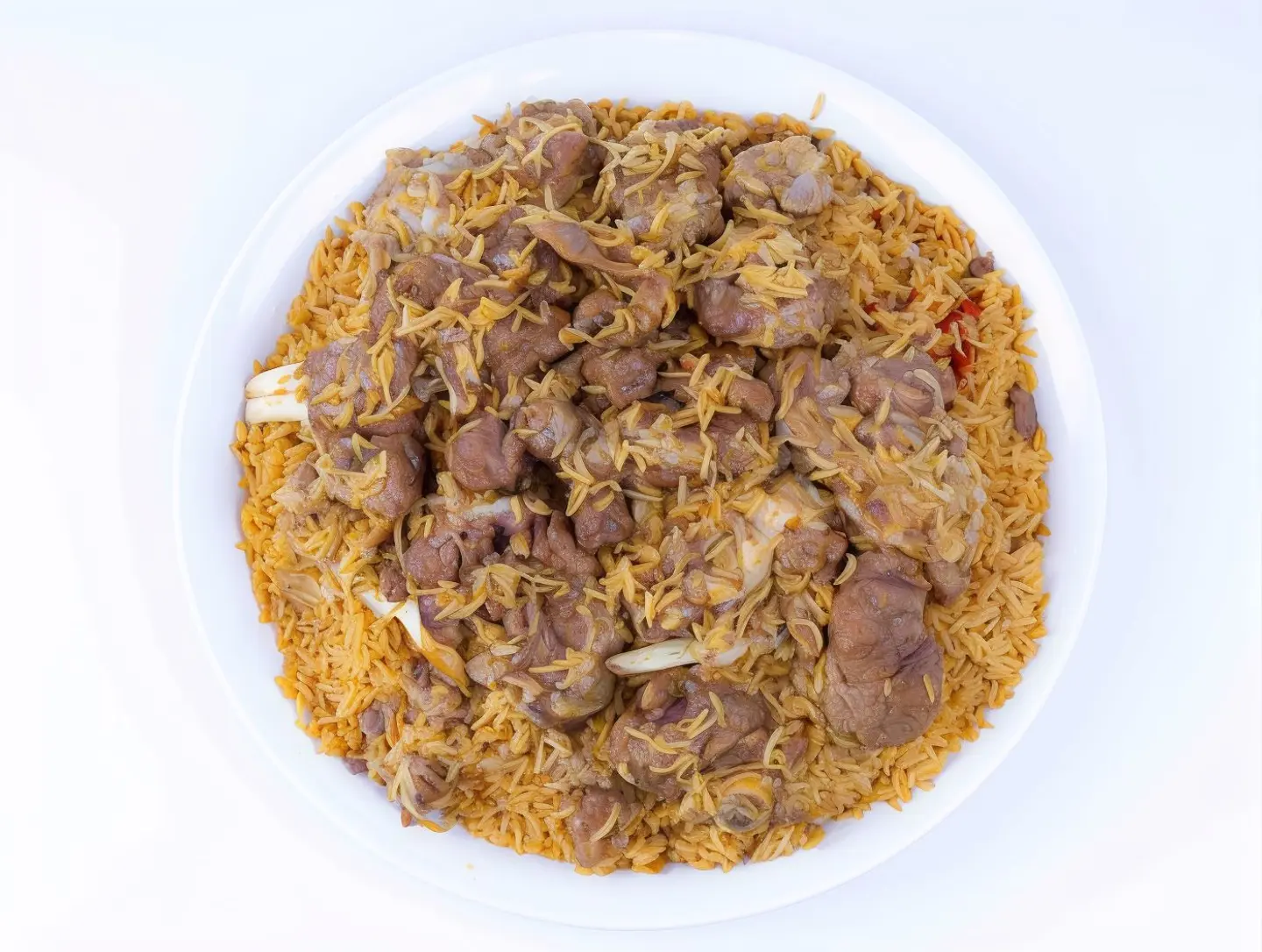 نفر غنم مضغوط أحمر نثري