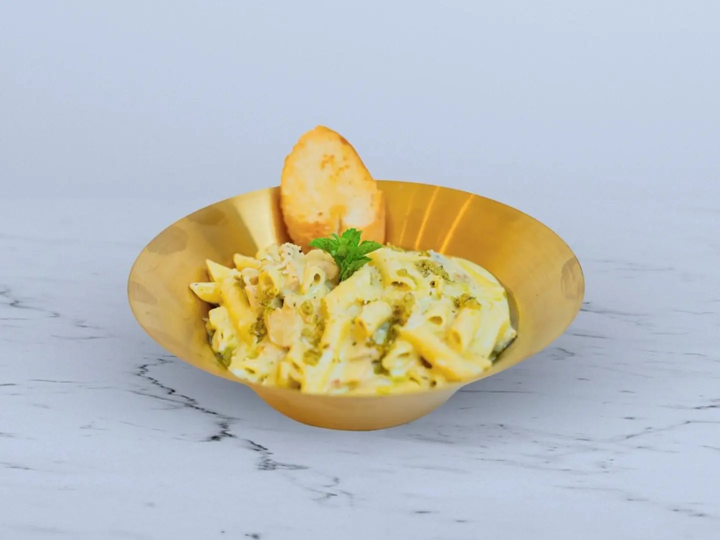 معكرونة بيستو