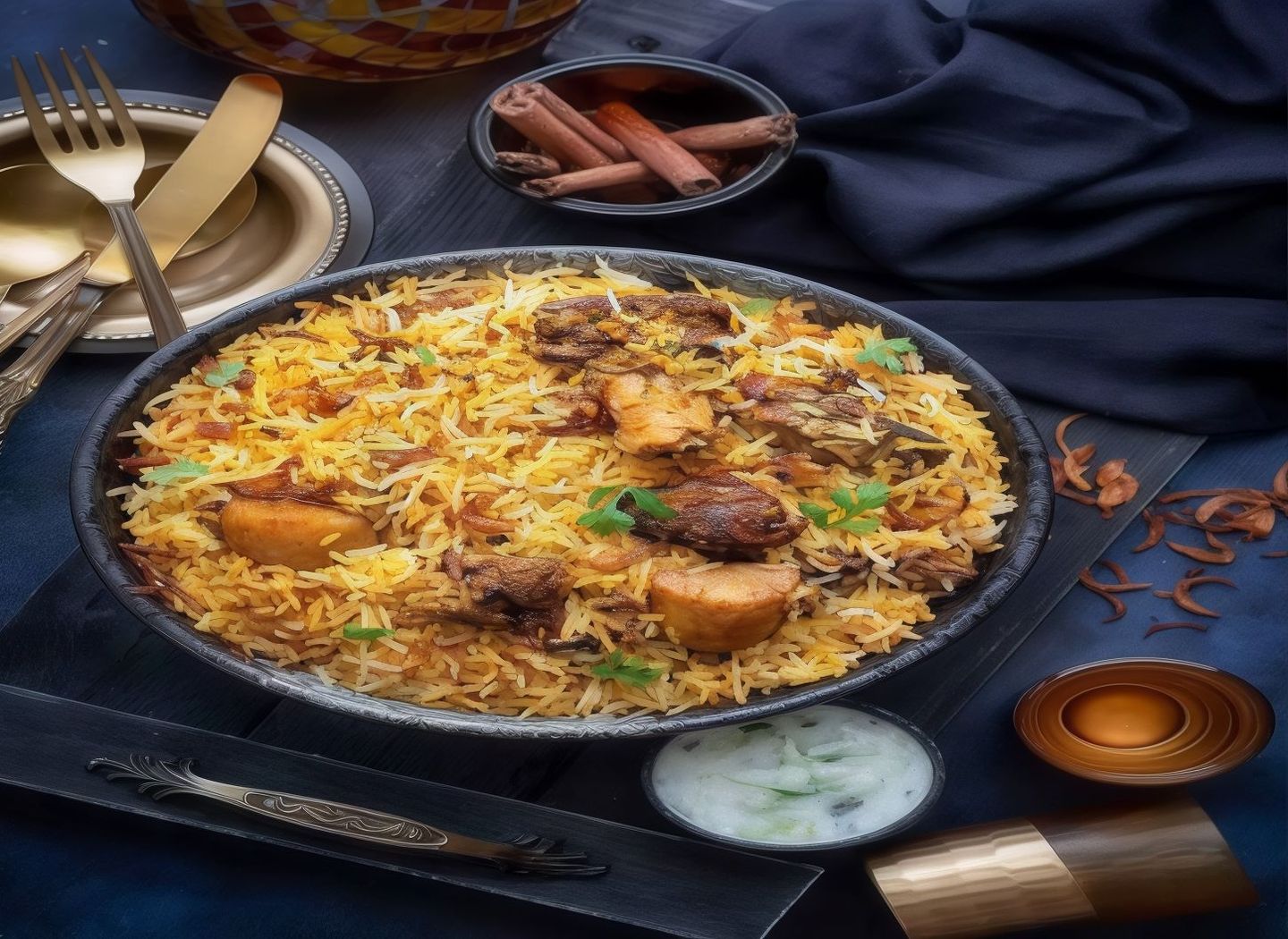برياني لحم
