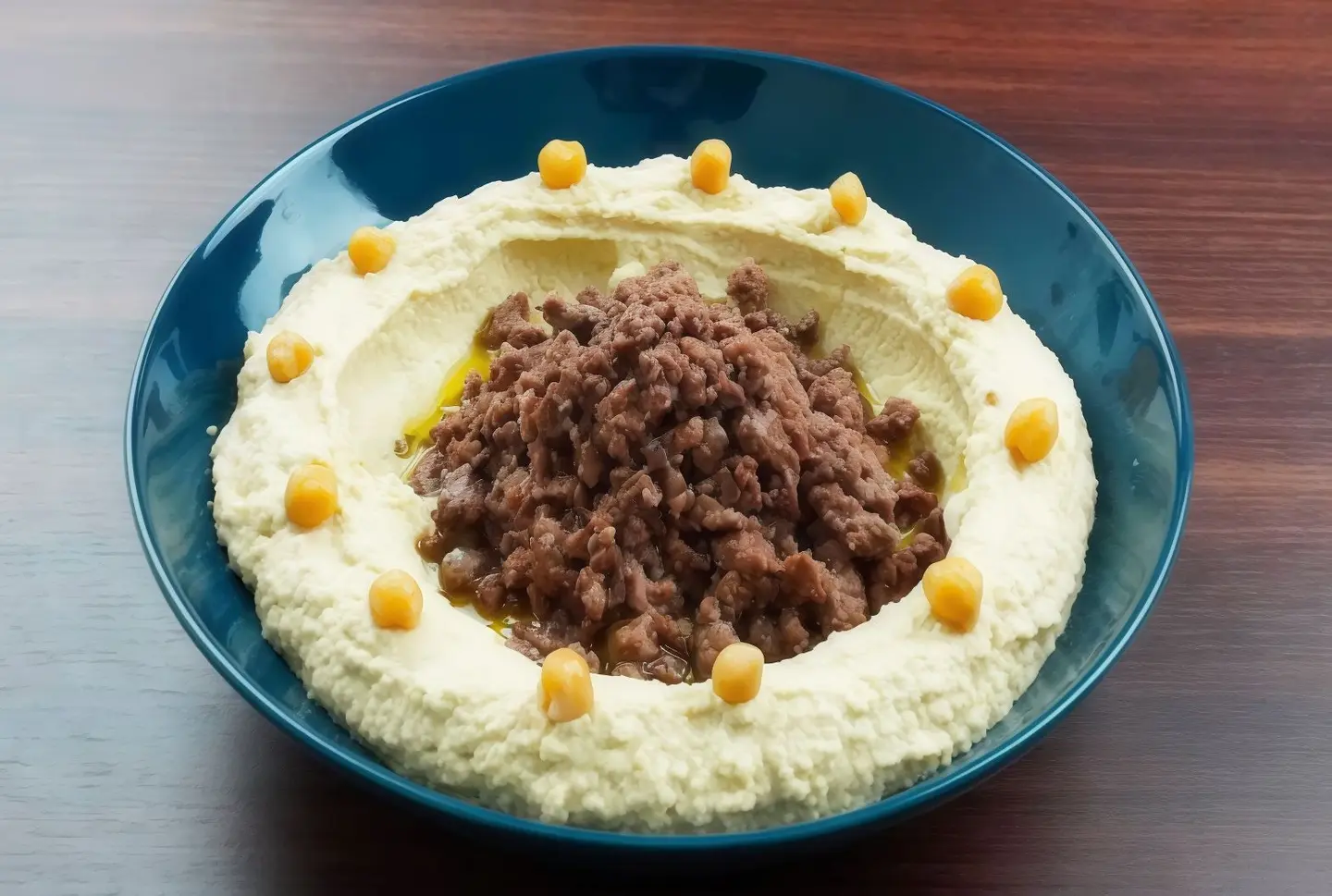 Hummus With Meat