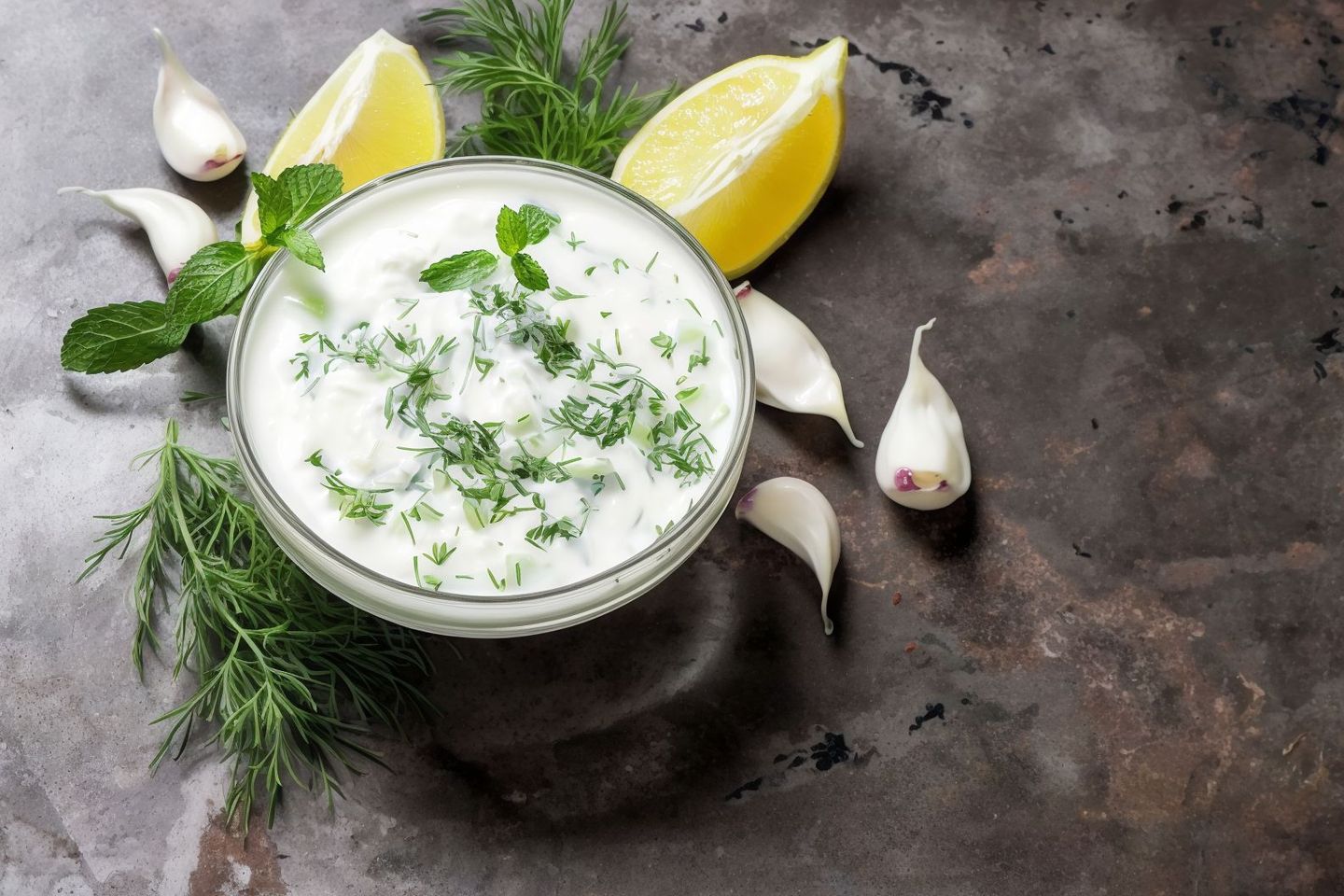 Yogurt Salad With Mint