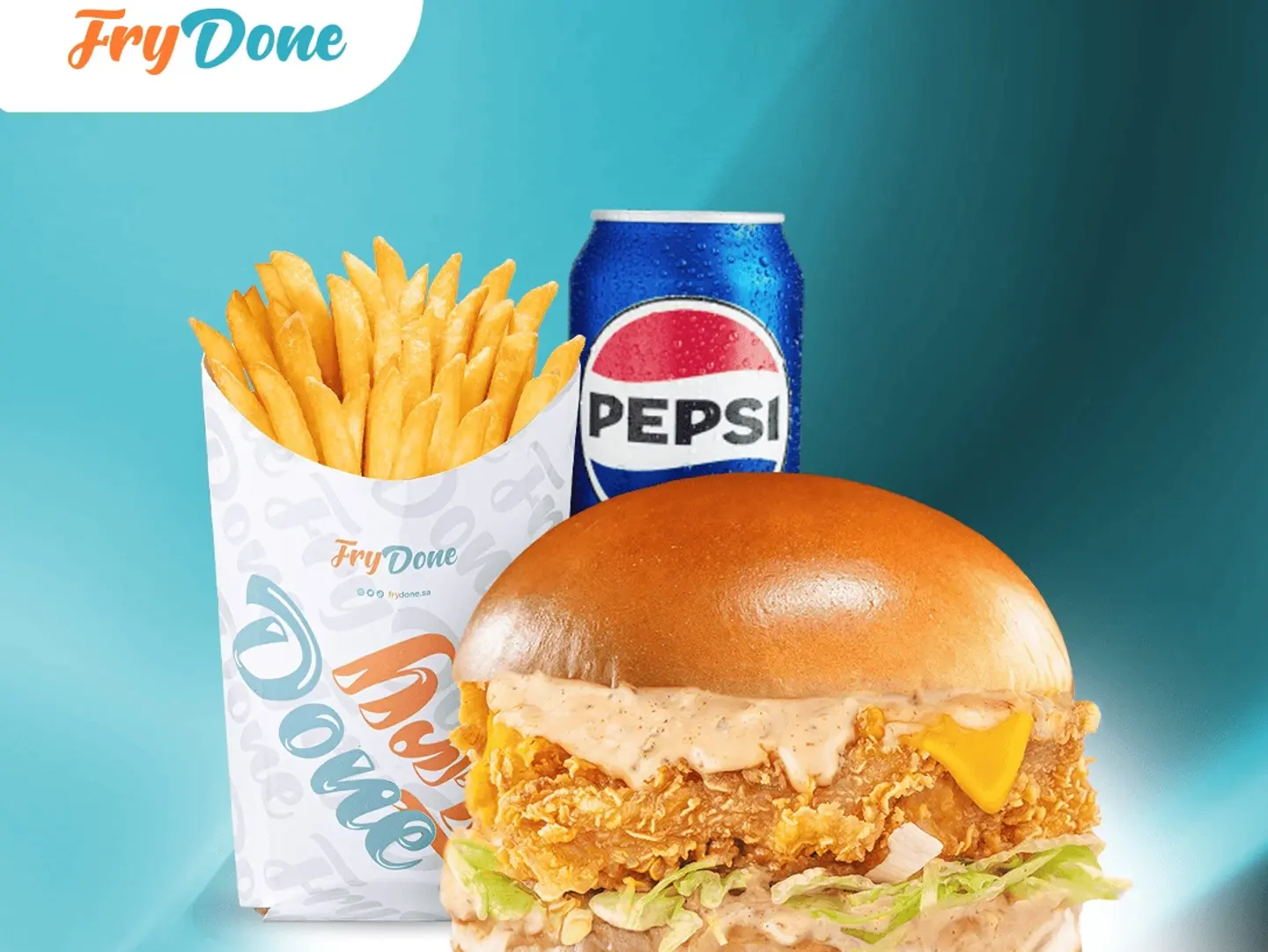 Crispy Burger Meal