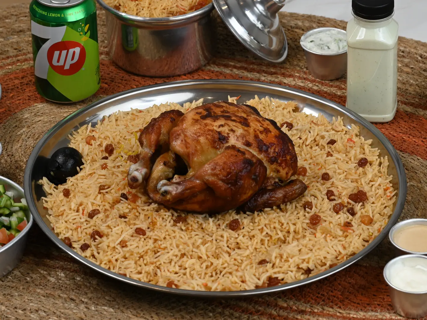 ارز بخاري احمر شواية