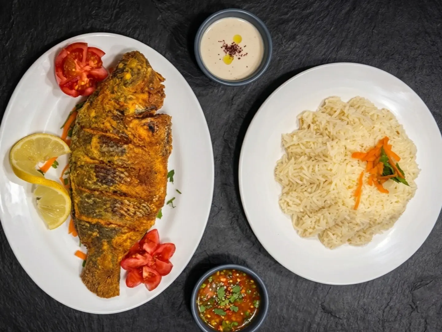 وجبة بلطي مع الارز