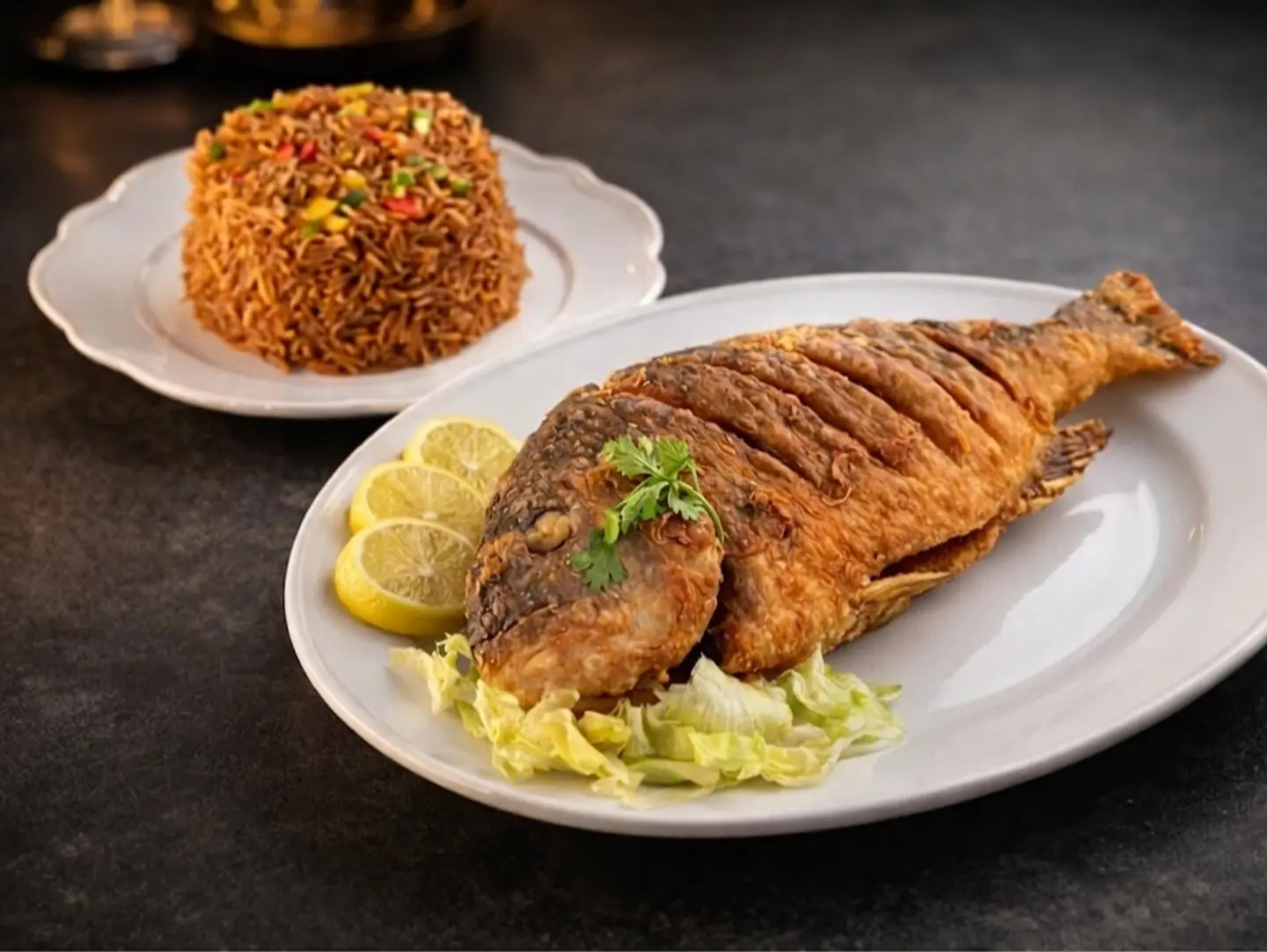 وجبة شعور مع الارز