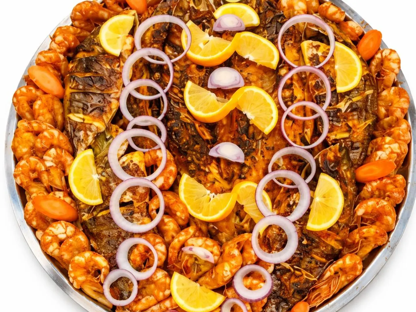 صحن مشكل كبير