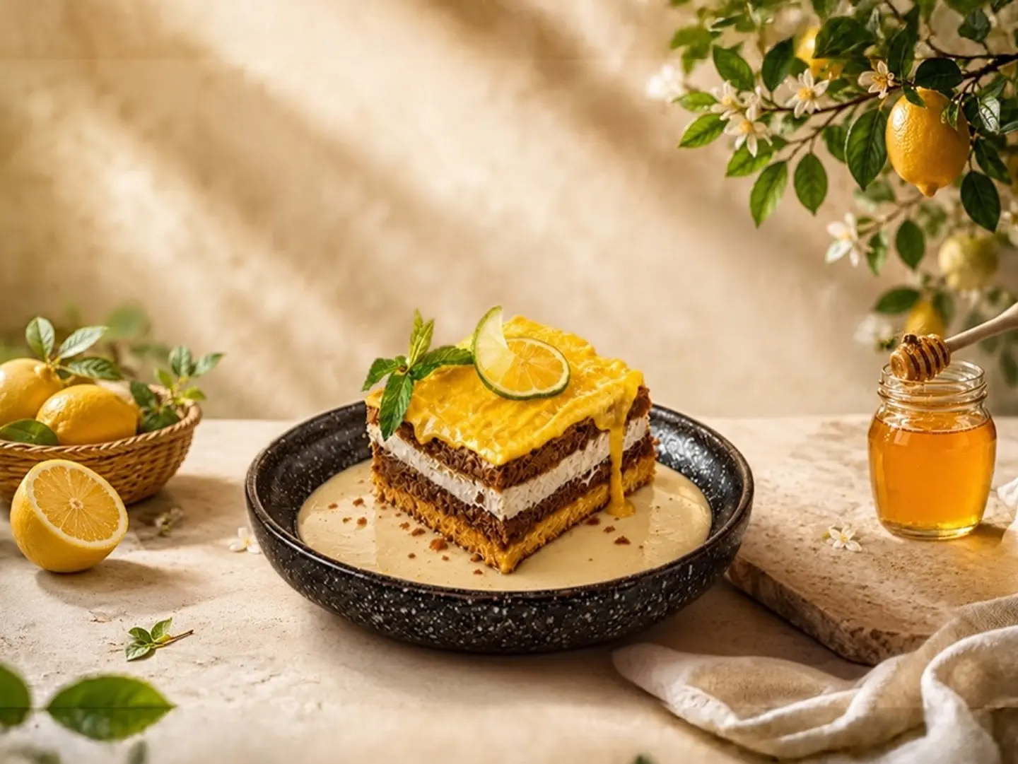 Lemon Honey Cake