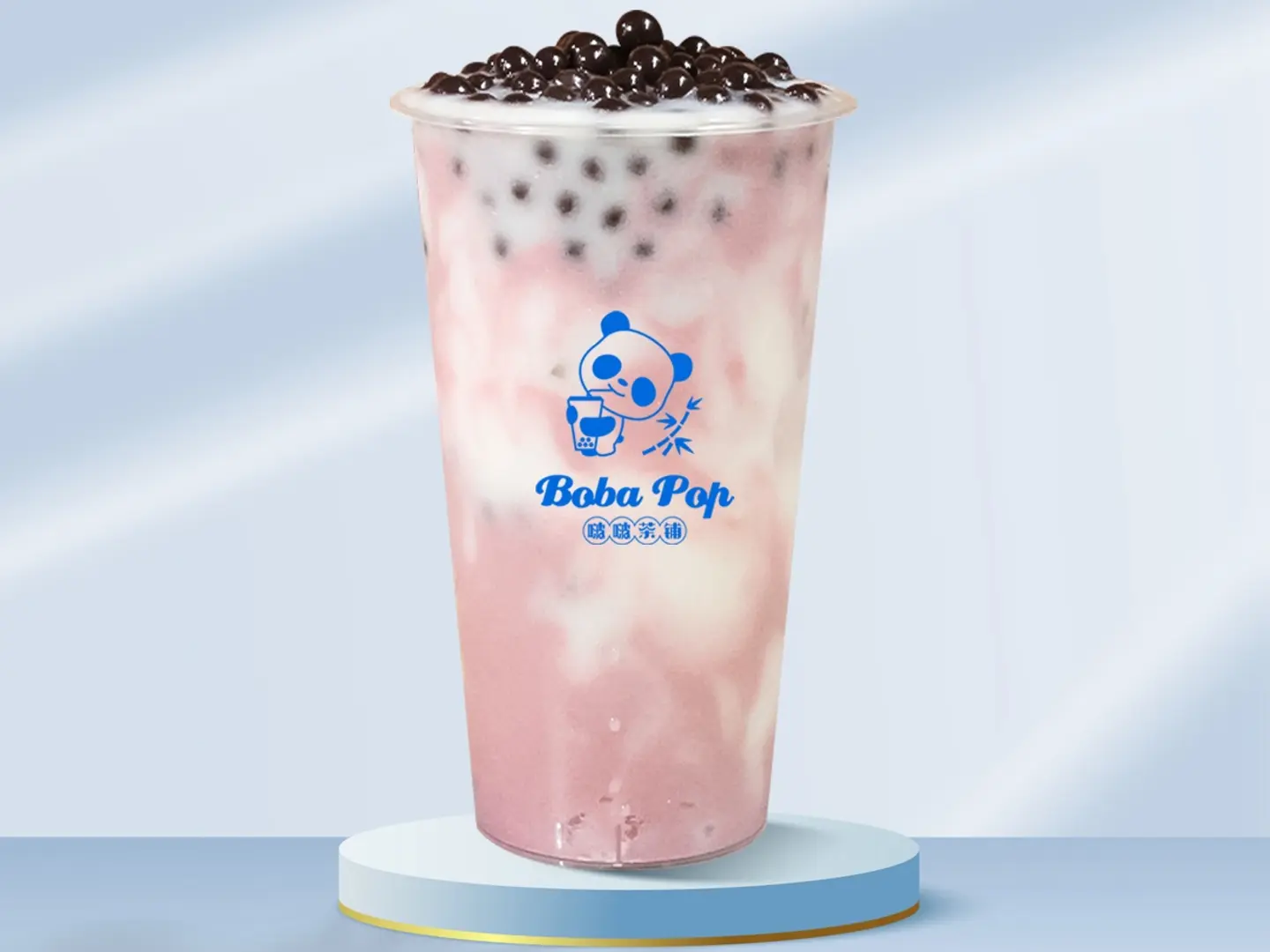 Fresh Taro Boba Milk Tea