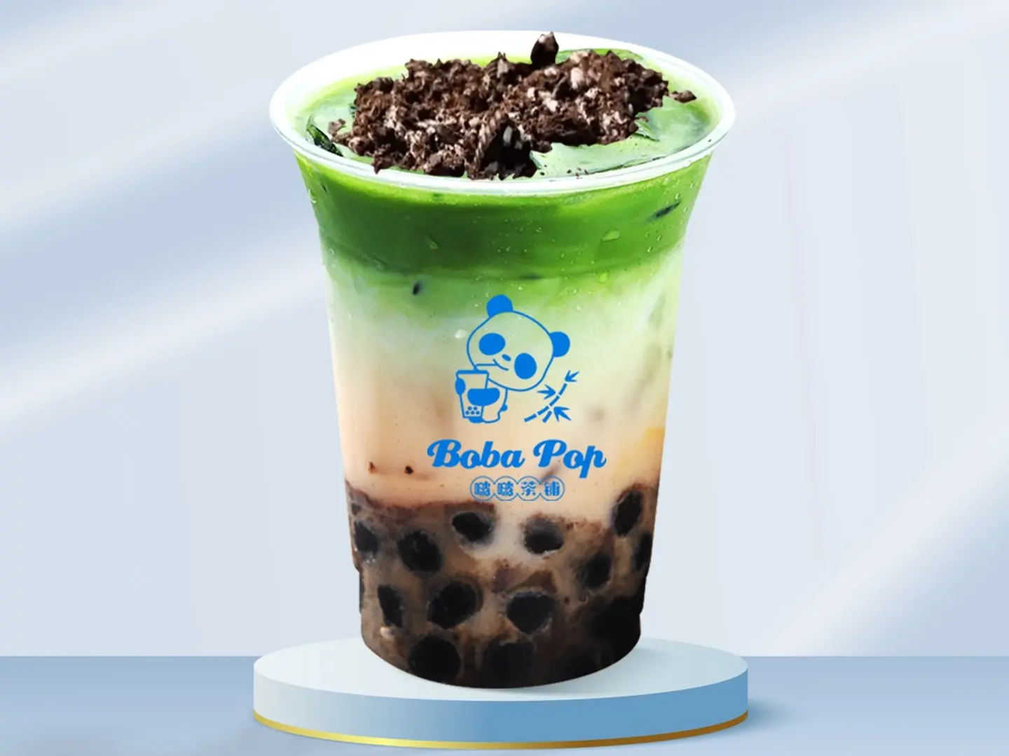 Oreo Matcha Cloud Boba