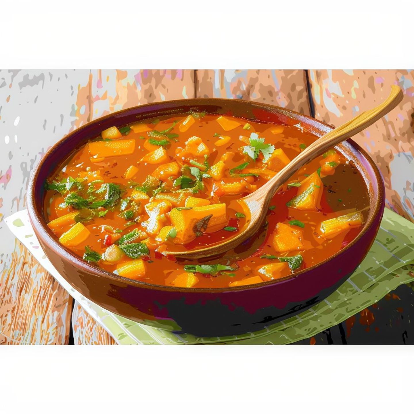 Mixed Vegetable Tagine With Meat