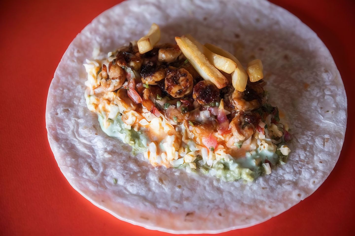 Fried Shrimp Burrito