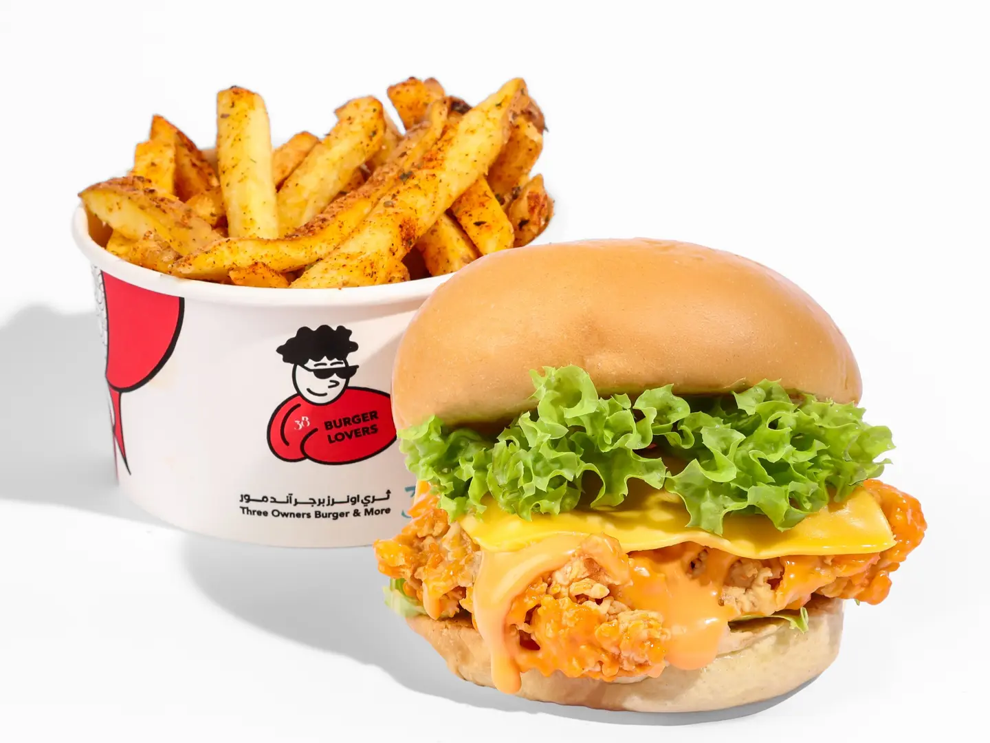 كرانشي برجر دجاج كومبو