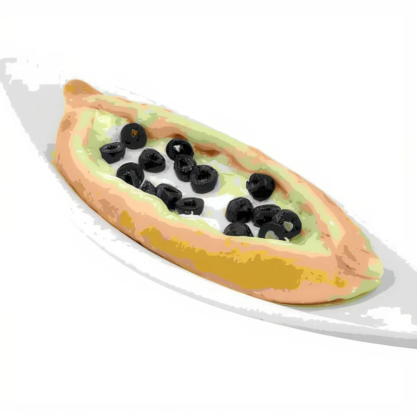 Labneh And Olive Pie