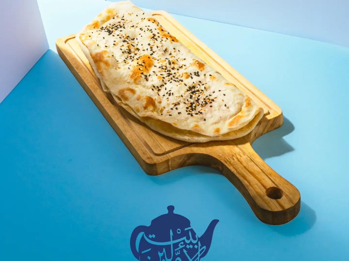 Chicken And Mixed Cheese Manakish