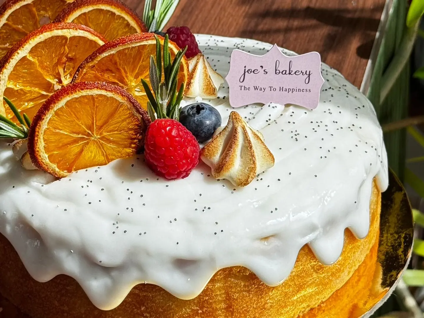 Big Lemon Cake (Without Flowers)