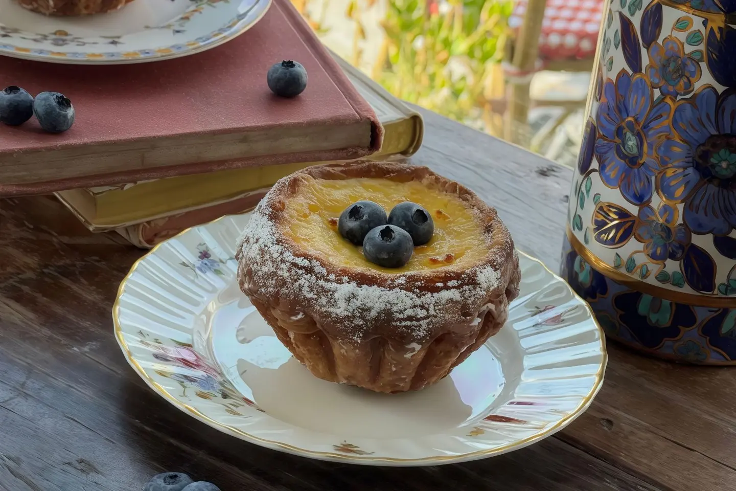 فطيرة الدانش التوت