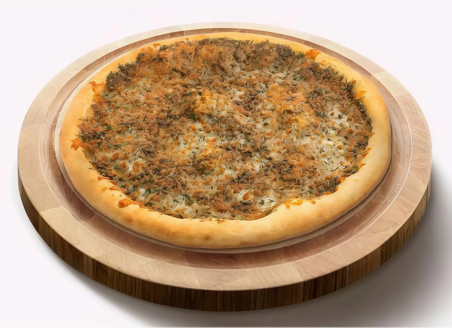 بيتزا لبنة وزعتر
