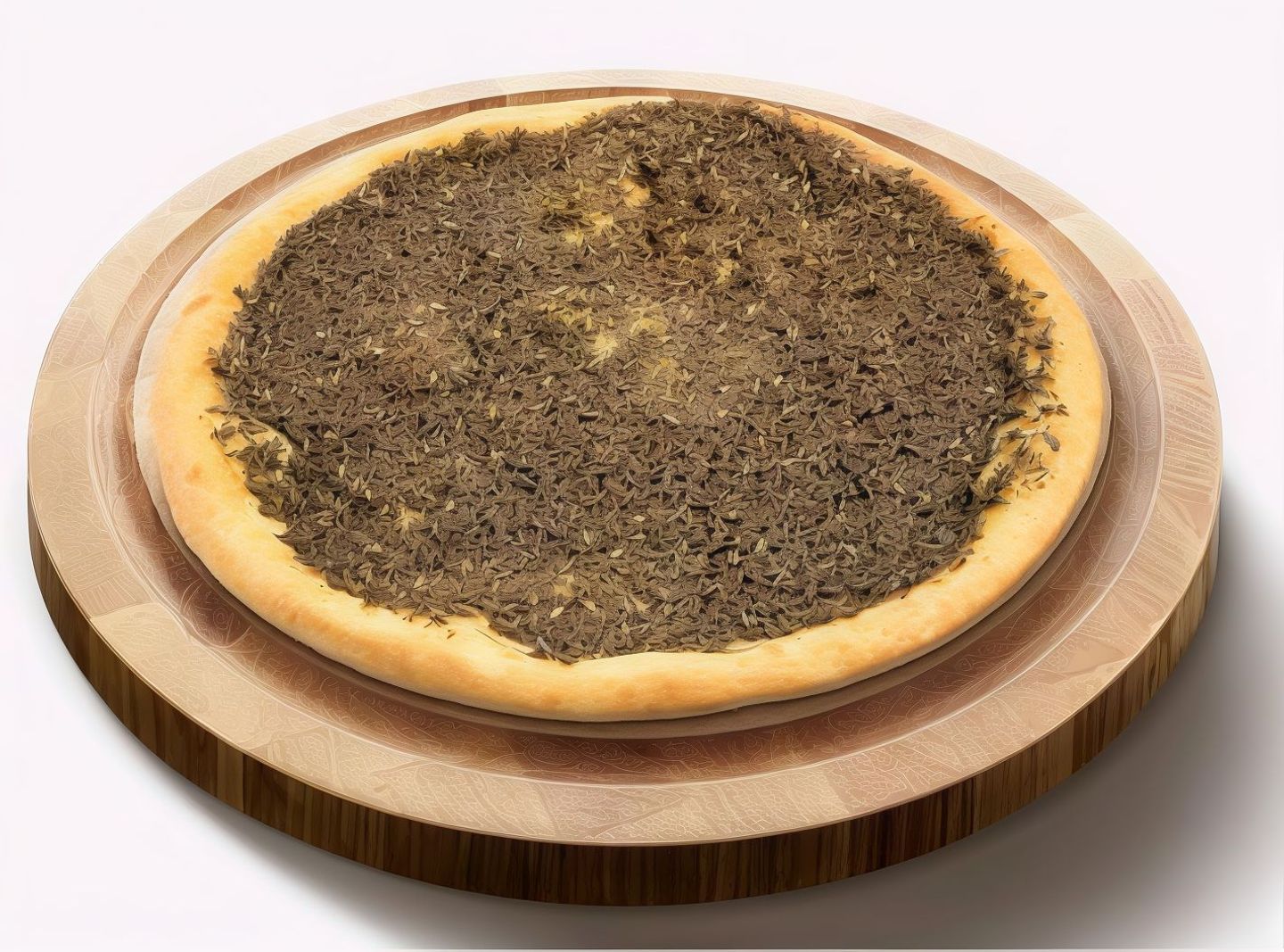 بيتزا زعتر سادة