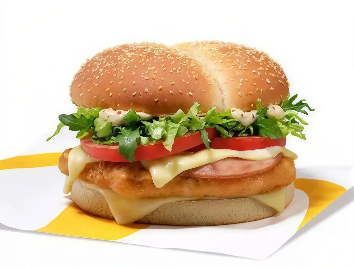 Double Cheese Chicken Burger