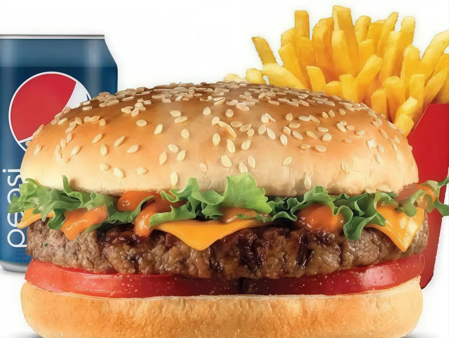 King Beef Burger Meal