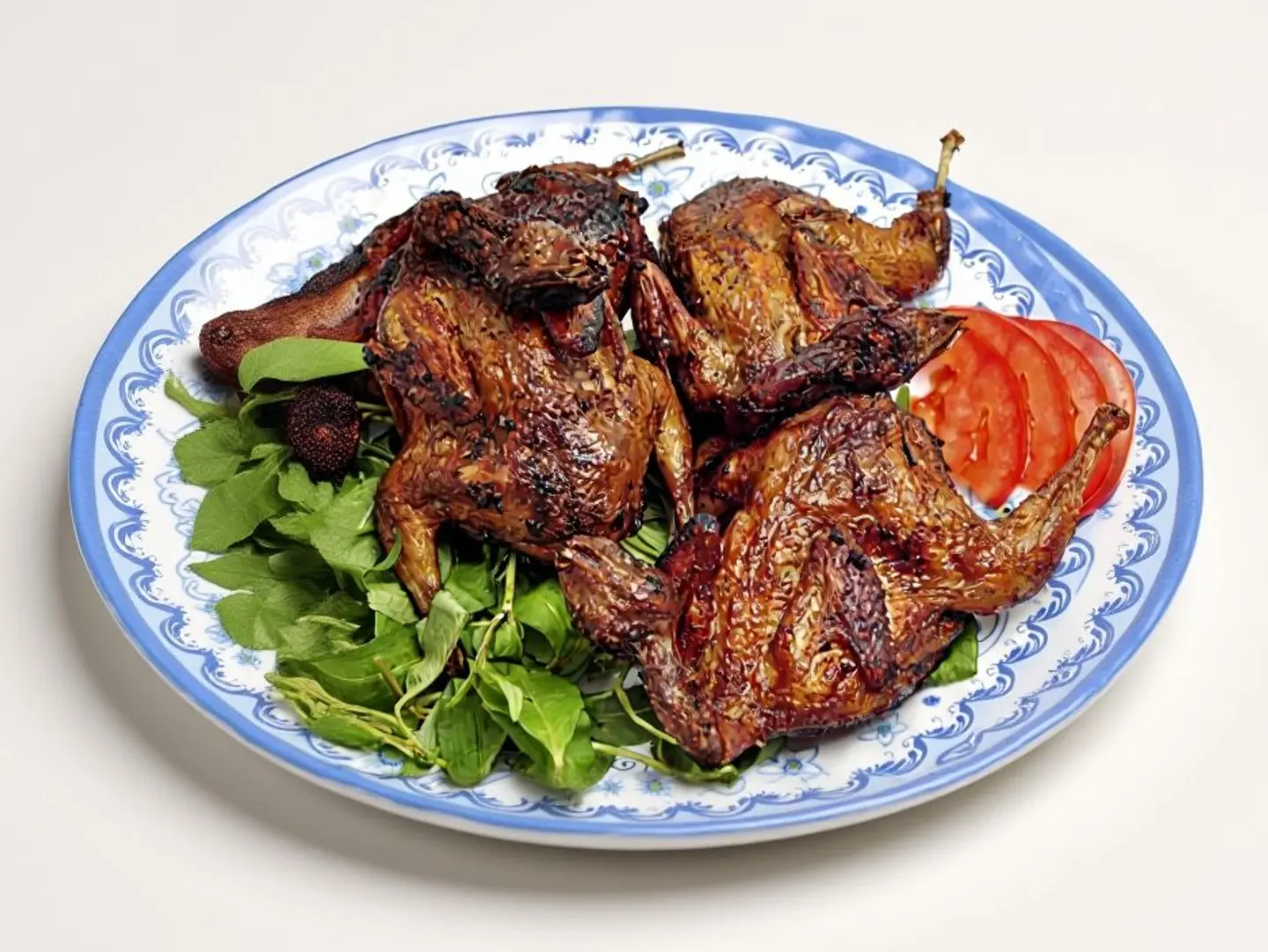 3 حبات سمان محشي سادة