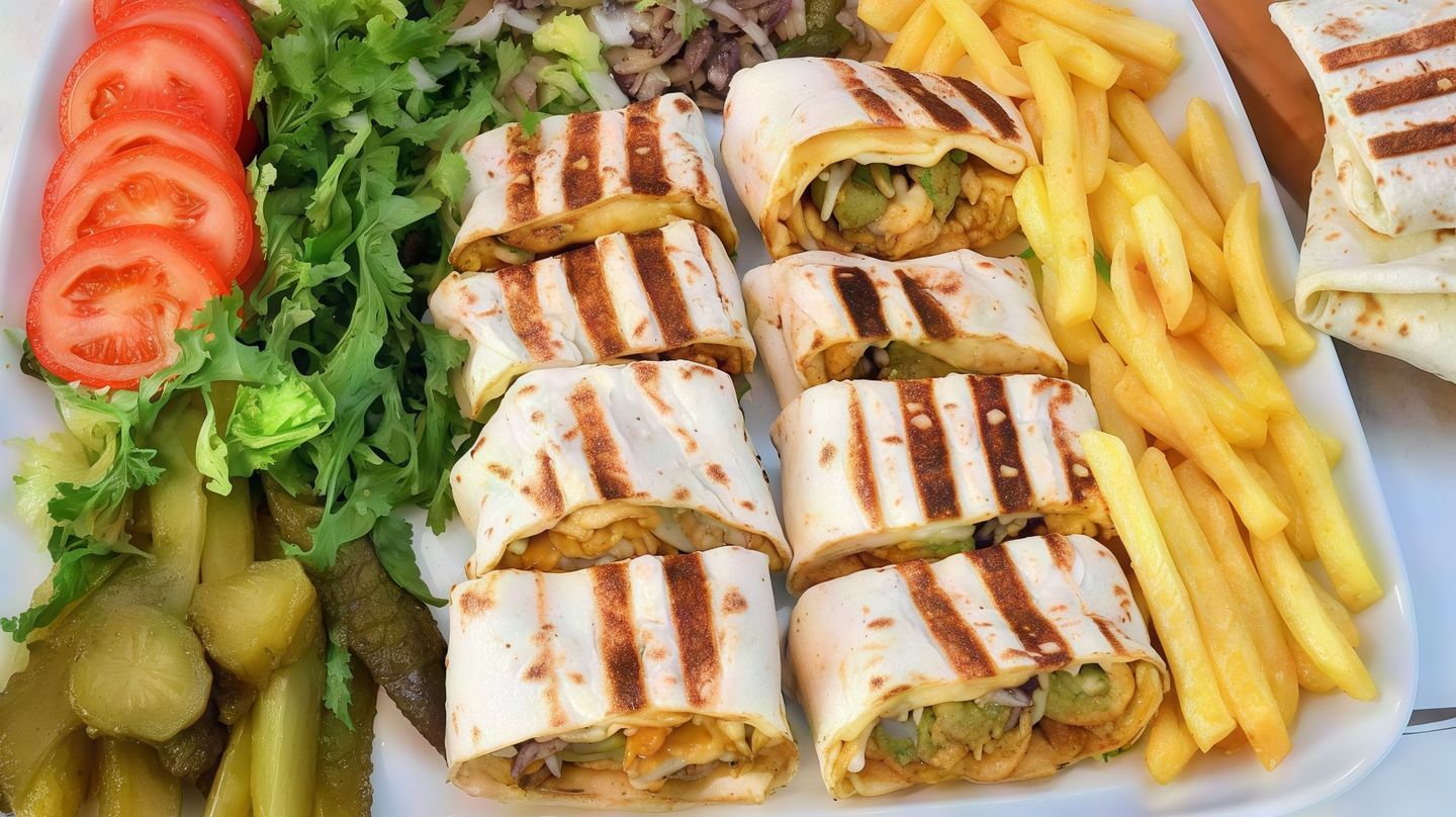 شاورما عربي دبل