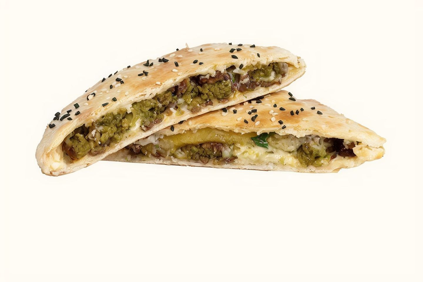 فطيرة فلافل مشكل بالبيض