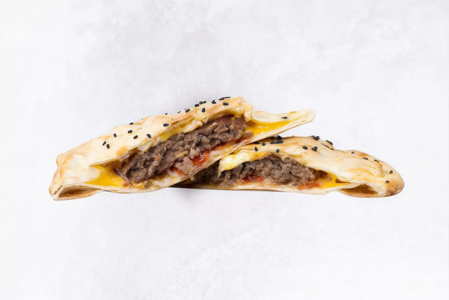 فطيرة برجر لحم