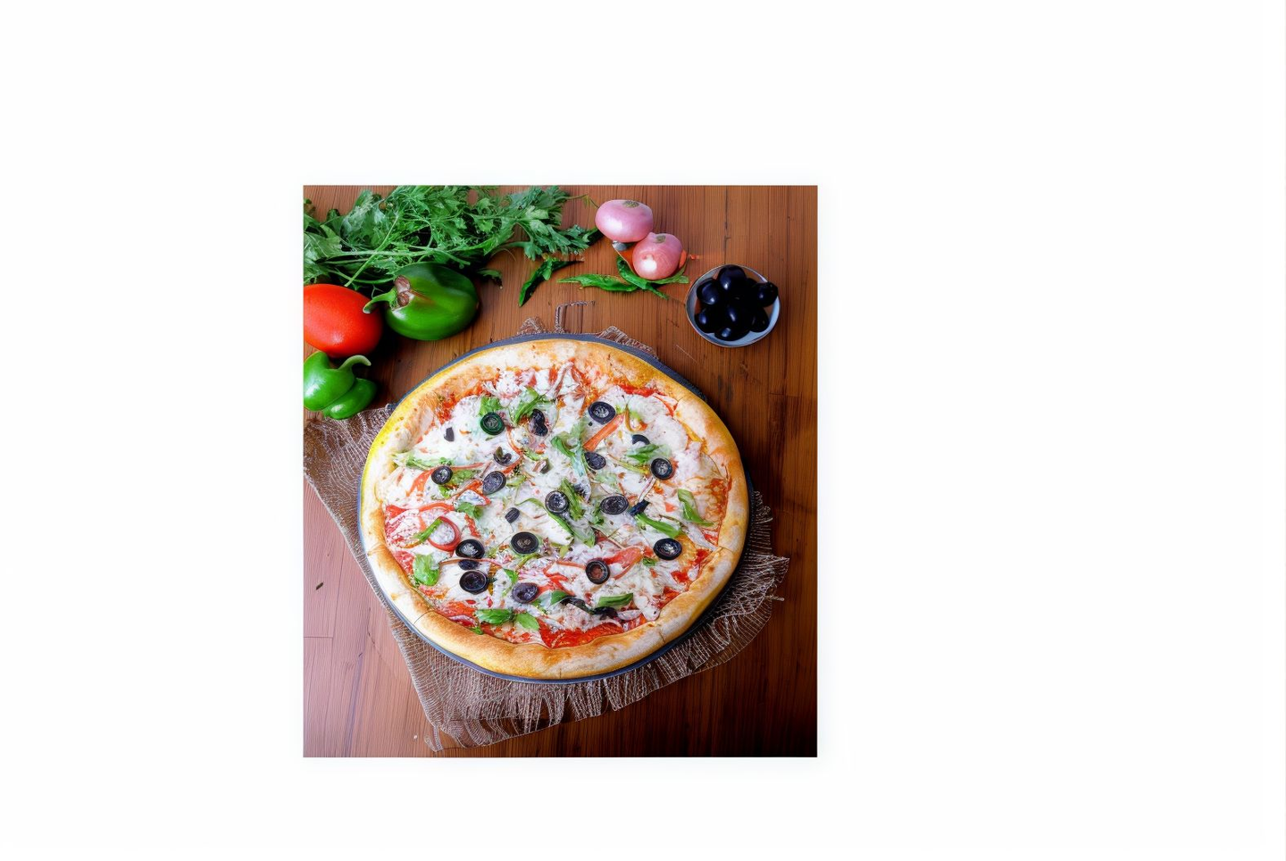 Large Chicken Pieces Pizza