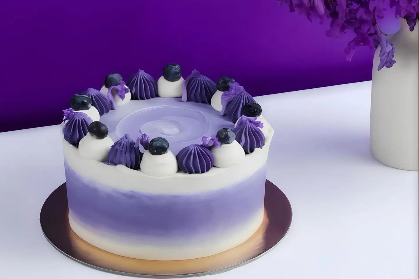Jacaranda Magic Cake