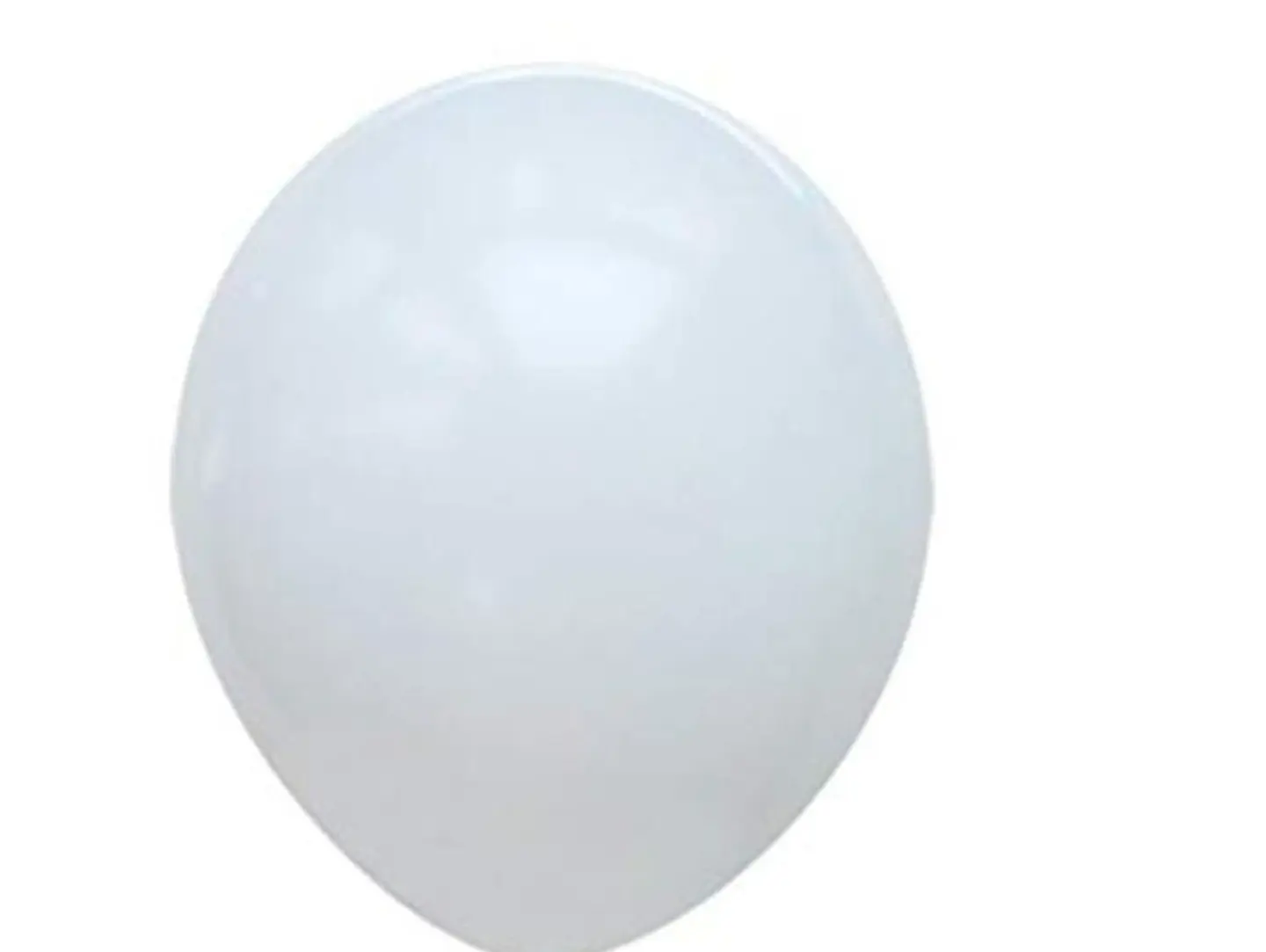 White Helium Balloon