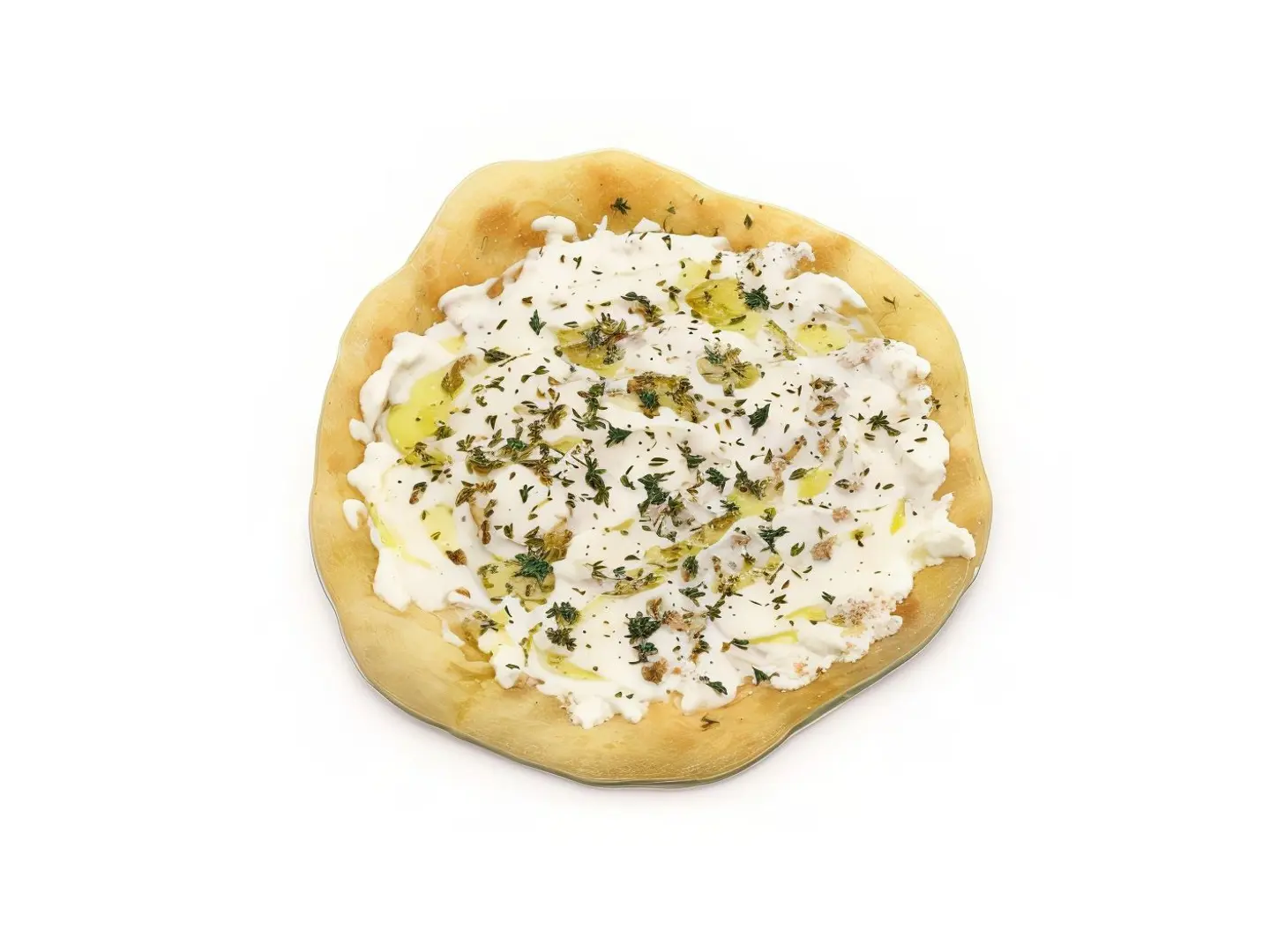 منقوشة لبنة زعتر