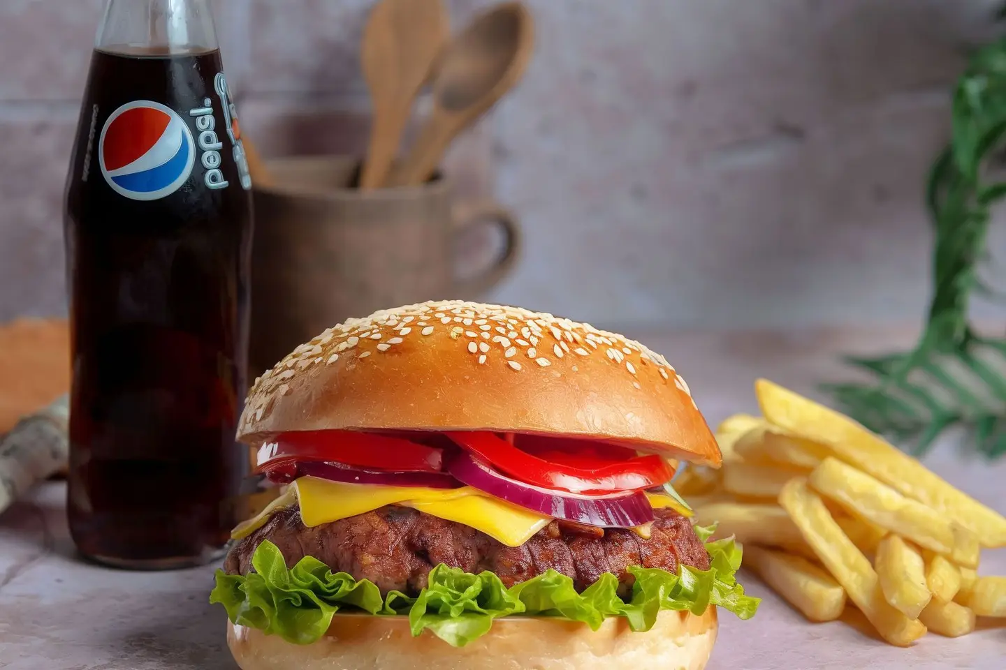 وجبة دبل لحم مشوي