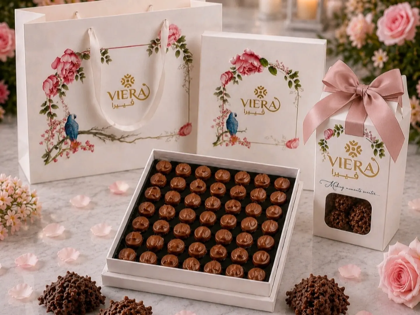 Viera Box Caramel Pecan
