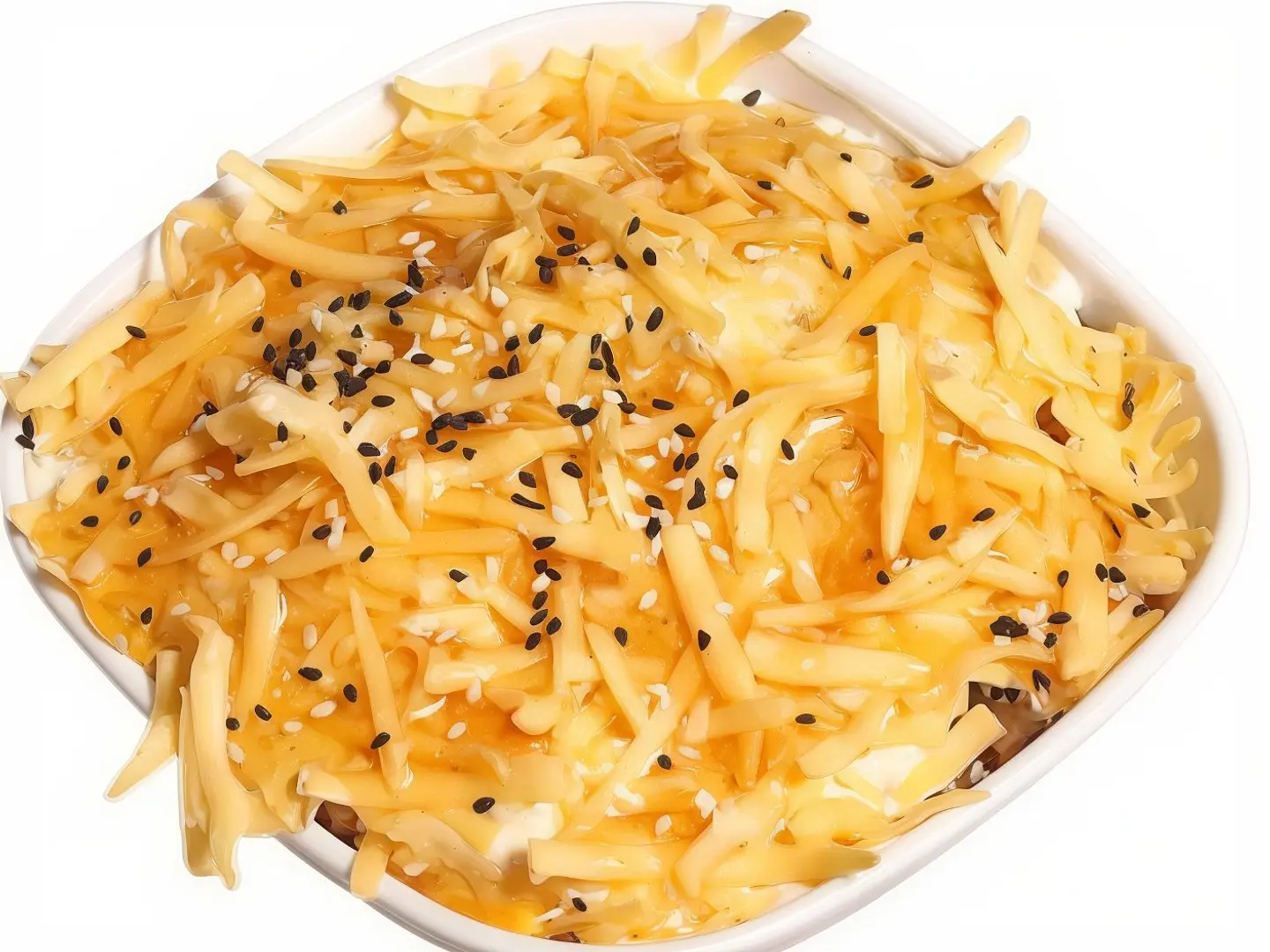 Areeka With Cream, Honey, And Cheddar Cheese