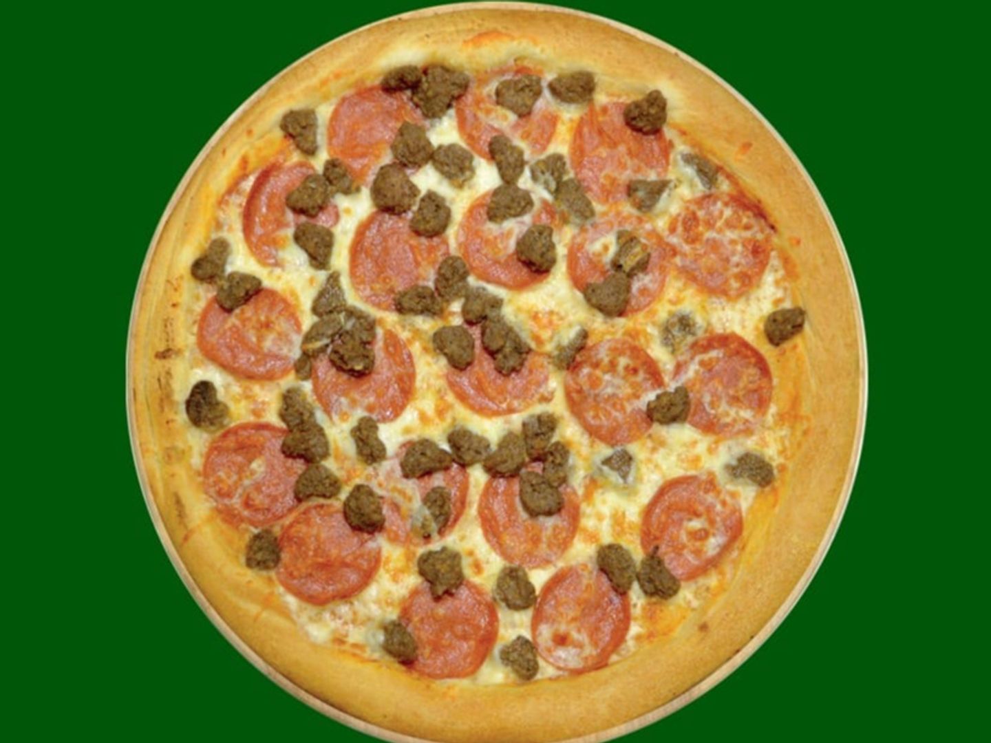 Meat And Pepperoni Pizza