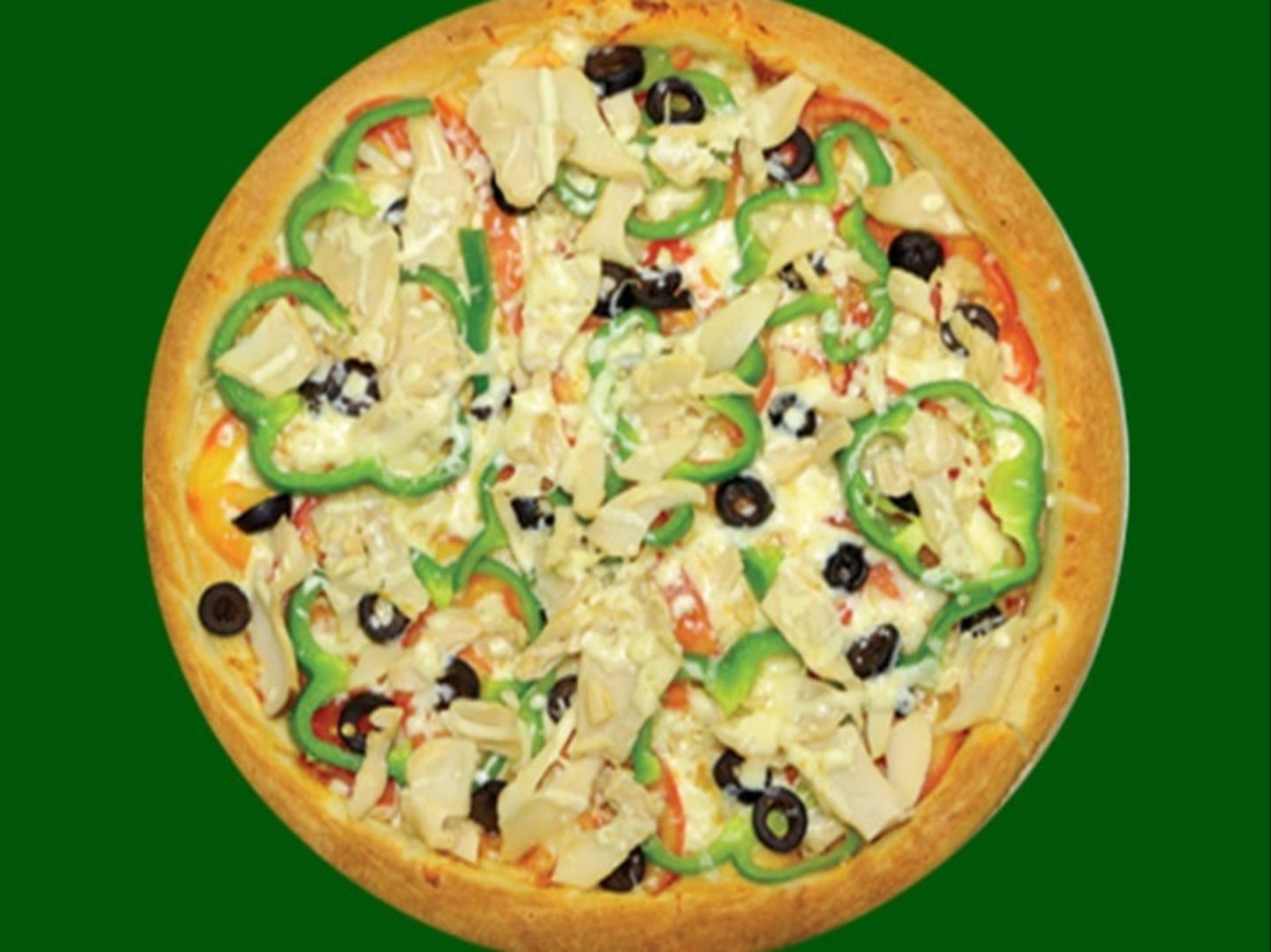 Mushroom And Vegetable Pizza