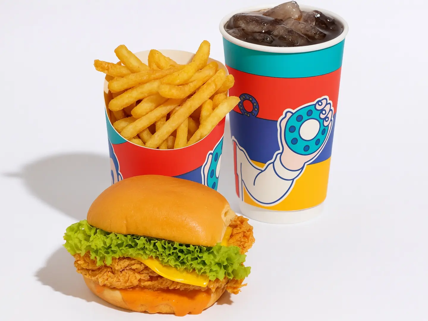 Cox Burger Meal With Fries And A Soft Drink